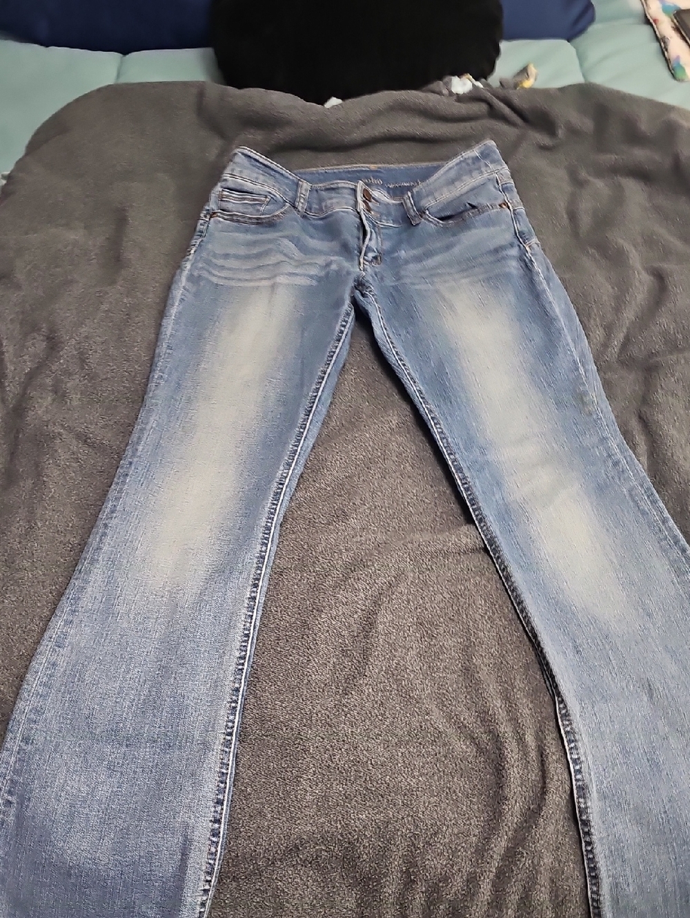 Soho Women's Light Blue Boot Cut Jeans